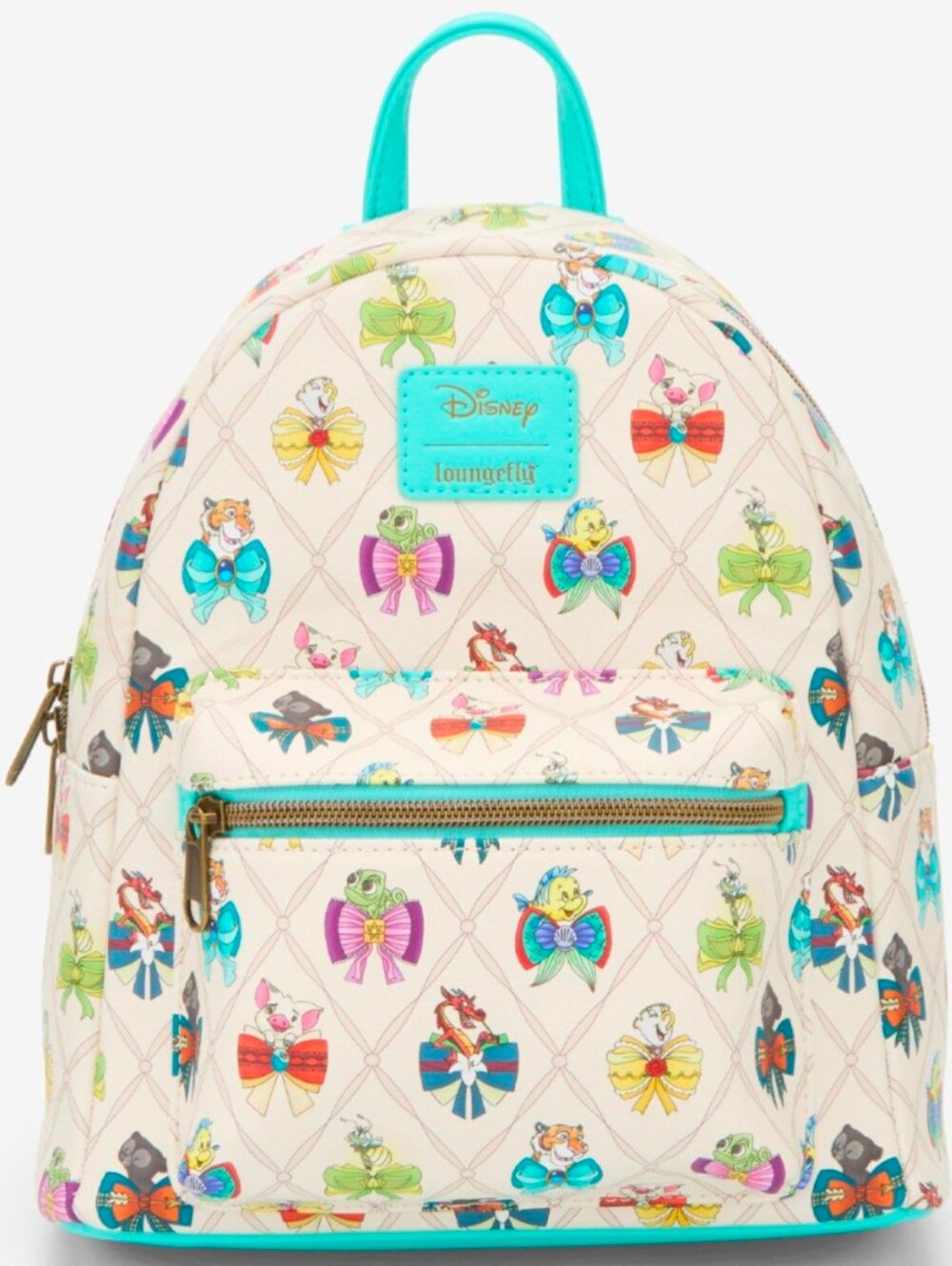 Loungefly Disney Princess Sidekicks & Bows Mini Backpack New with Tags!